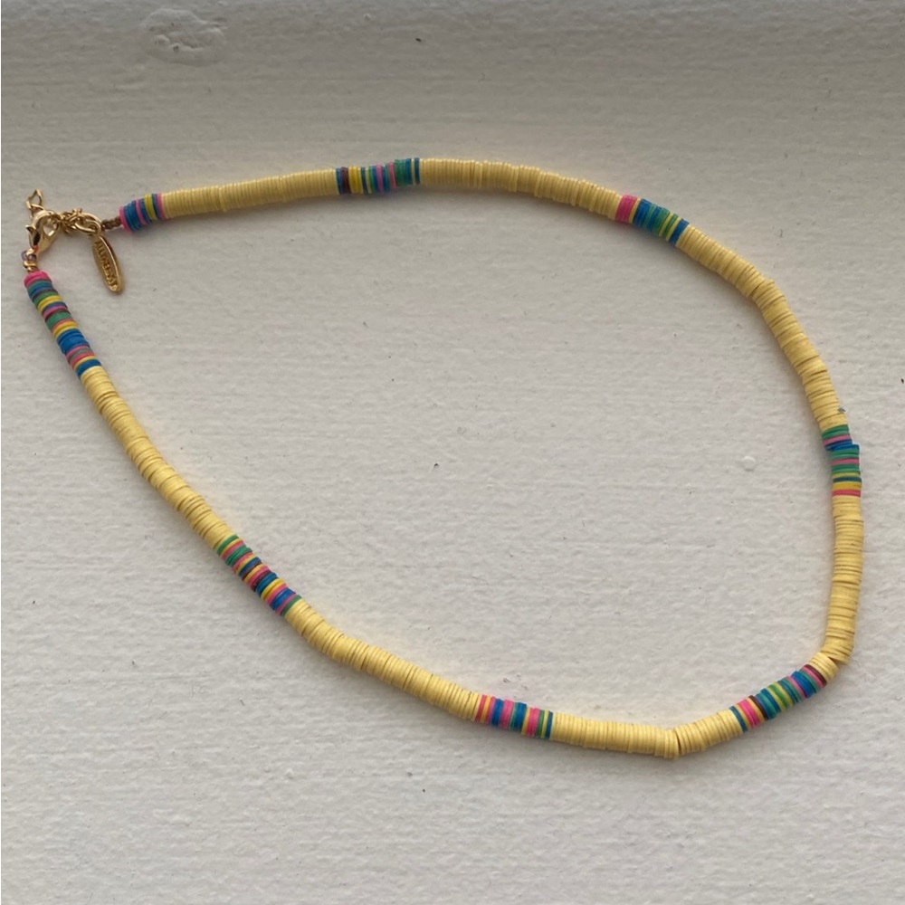 Choker Necklace made of African vinyl beads